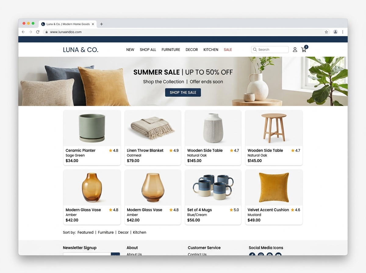 Site de e-commerce