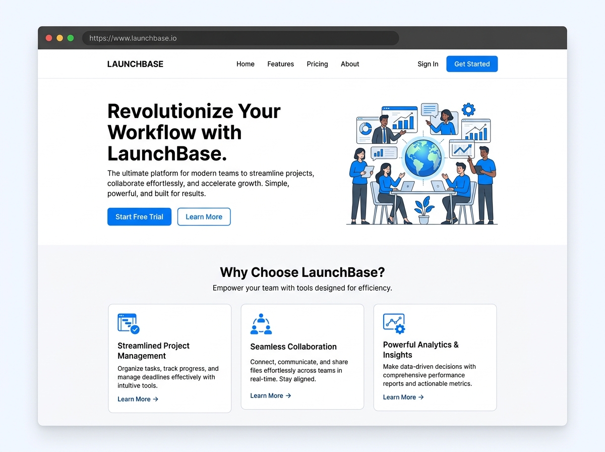 Landing page responsiva